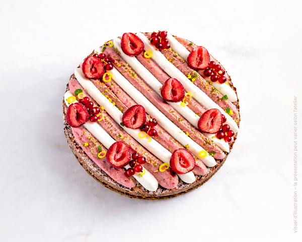 TARTE AUX FRAISES ET TARTE AUX FRAMBOISES CONTEMPORAINES