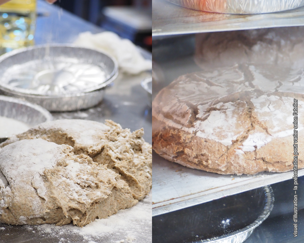 PAIN DE TRADITION & PÉTRISSAGE À LA MAIN