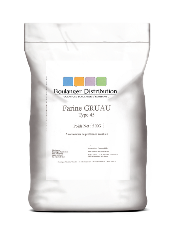 FARINE DE GRUAU TYPE 45 - 5KG