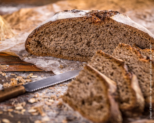 PAIN AU PETIT ÉPEAUTRE ET PAIN DE SEIGLE AU LEVAIN