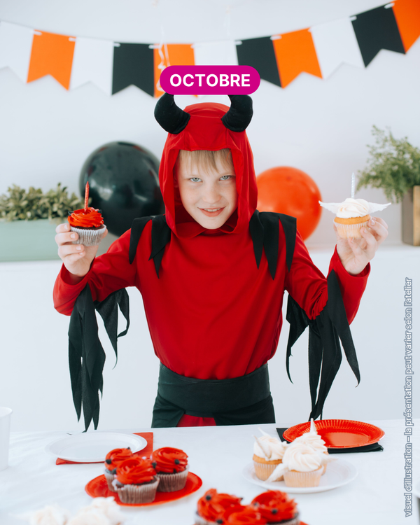 ATELIER ENFANT - CUPCAKES MONSTRUEUX SPÉCIAL HALLOWEEN