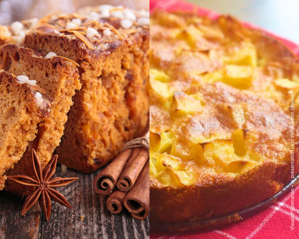 LA TARTE POMME BRIOCHEE ET LE PAIN D'EPICES