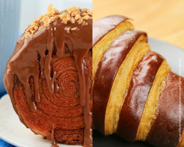 LA VIENNOISERIE BICOLORE ET LE NEW YORK ROLL