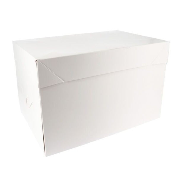 BOÎTE PÂTISSIERE BLANCHE 40 X 30 X HT 15 CM